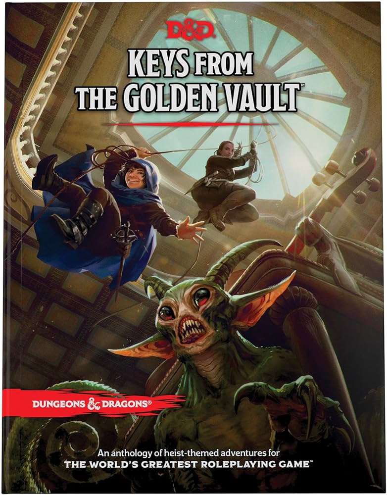 Keys from the Golden Vault D&D Book