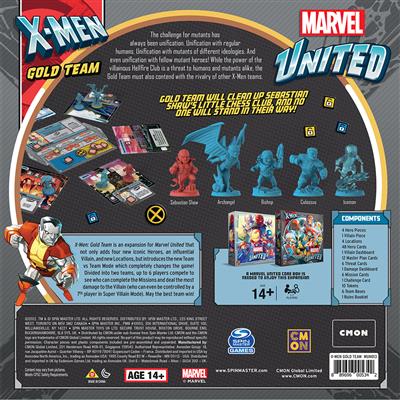 Marvel United X-Men Gold Team