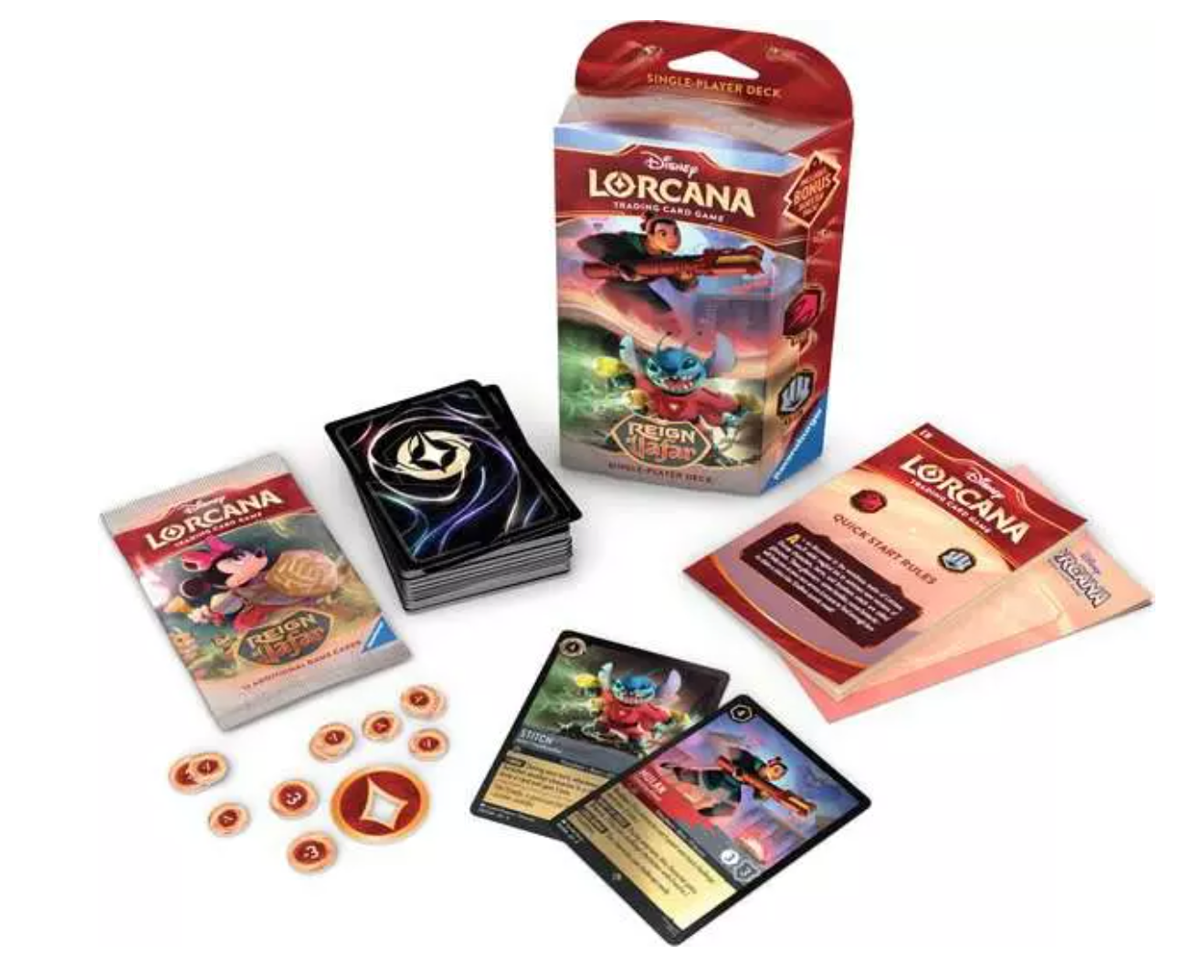 Lorcana TCG: Reign of Jafar Starter Deck Ruby & Steel