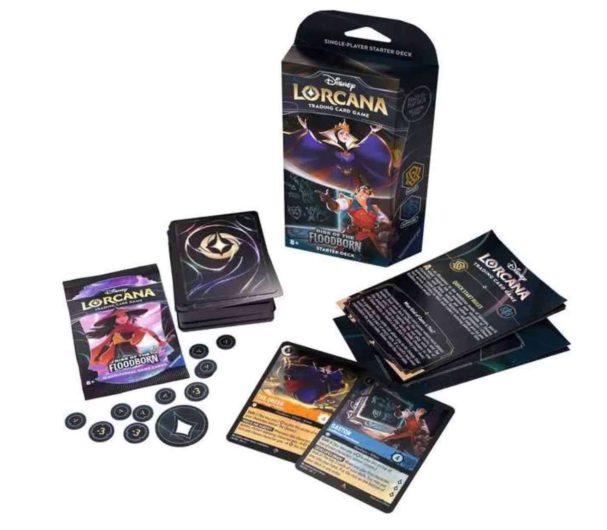 Lorcana TCG: Rise of the Floodborn Starter Deck Amber & Sapphire