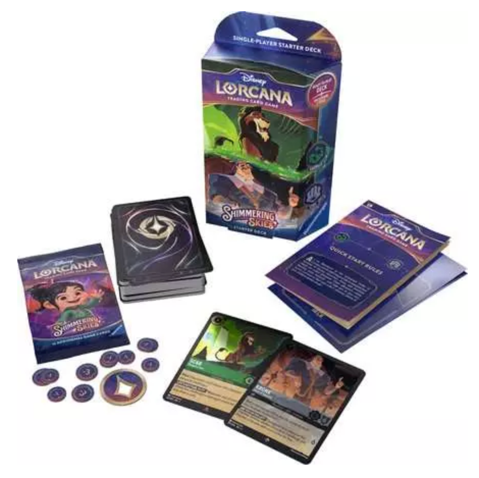 Lorcana TCG: Shimmering Skies Starter Deck Emerald & Steel