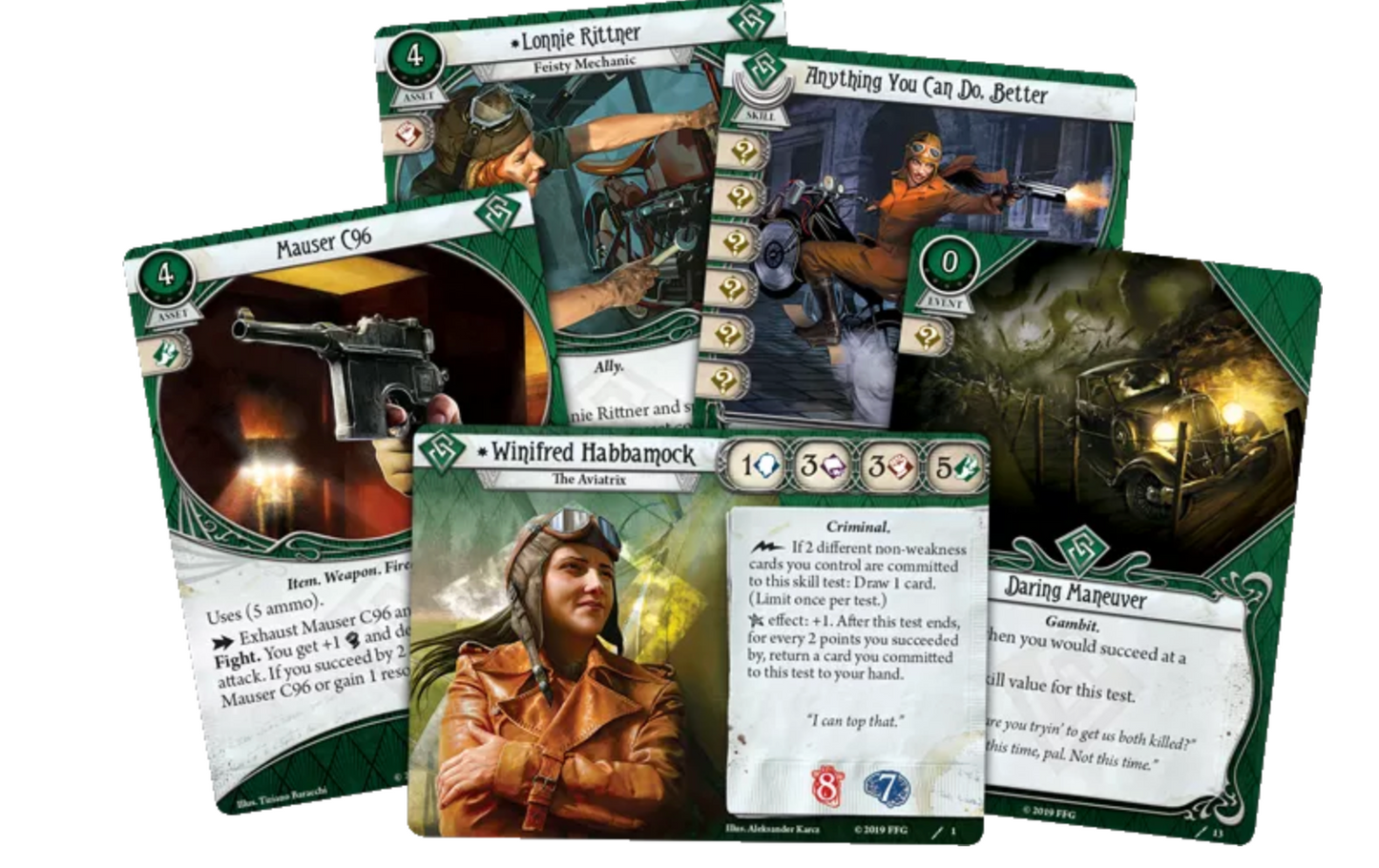 Arkham Horror: The Card Game - Winifred Habbamock Investigator Starter Deck.