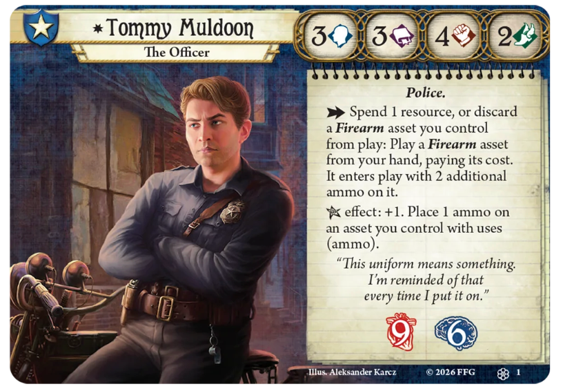 Arkham Horror: The Card Game - Tommy Muldoon: Investigator Starter Deck
