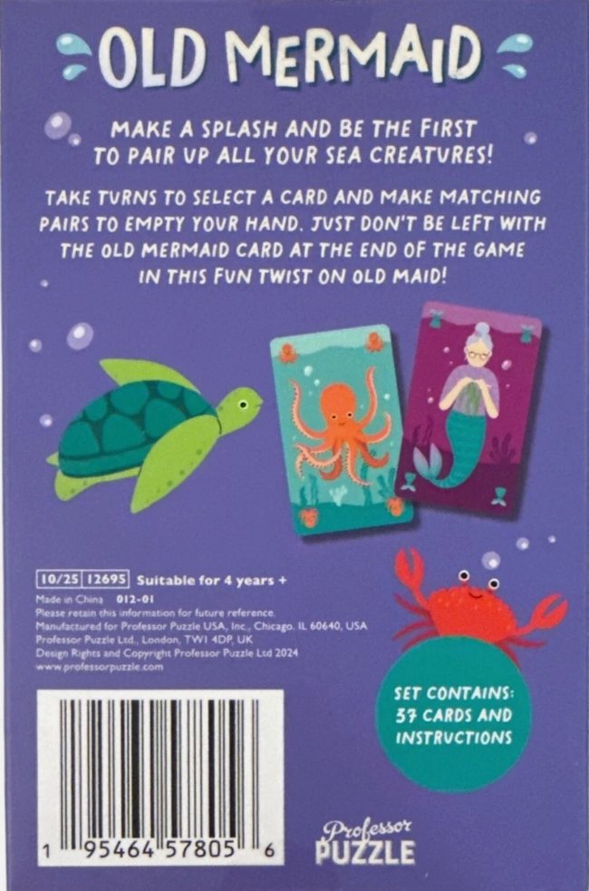 Old Mermaid Card Game