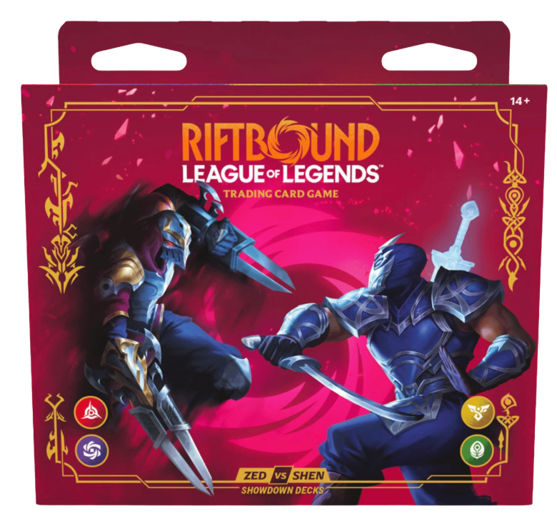 Riftbound: League of Legends Trading Card Game: Vendetta Zed vs Shen Showdown Decks