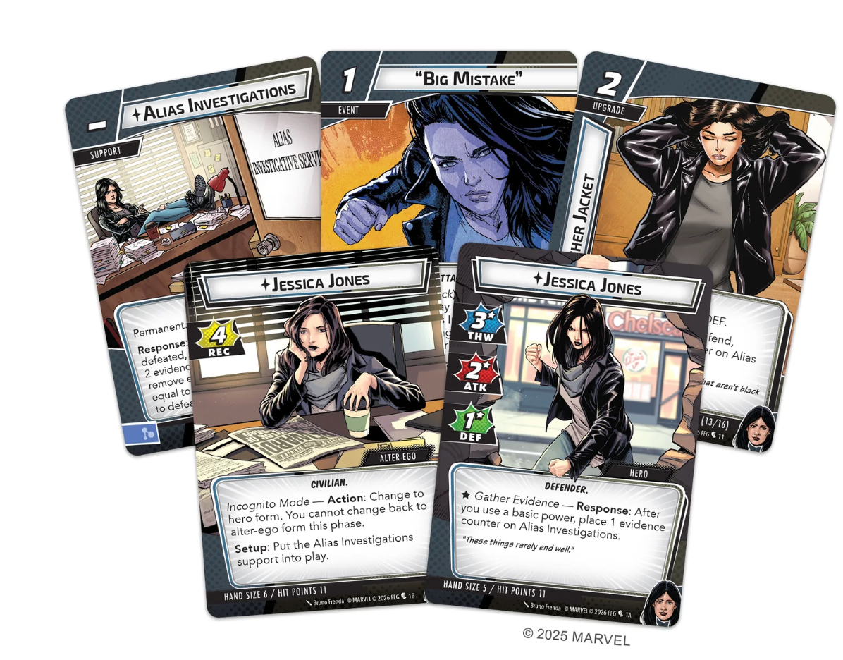 Marvel Champions: Jessica Jones Hero Pack