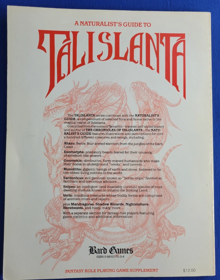 A Naturalist's Guide to Talislanta