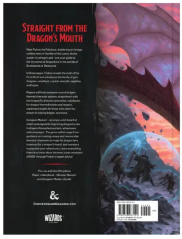 Fizban's Treasury of Dragons D&D Book