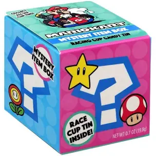 Mario kart Mystery Item Candy Tin