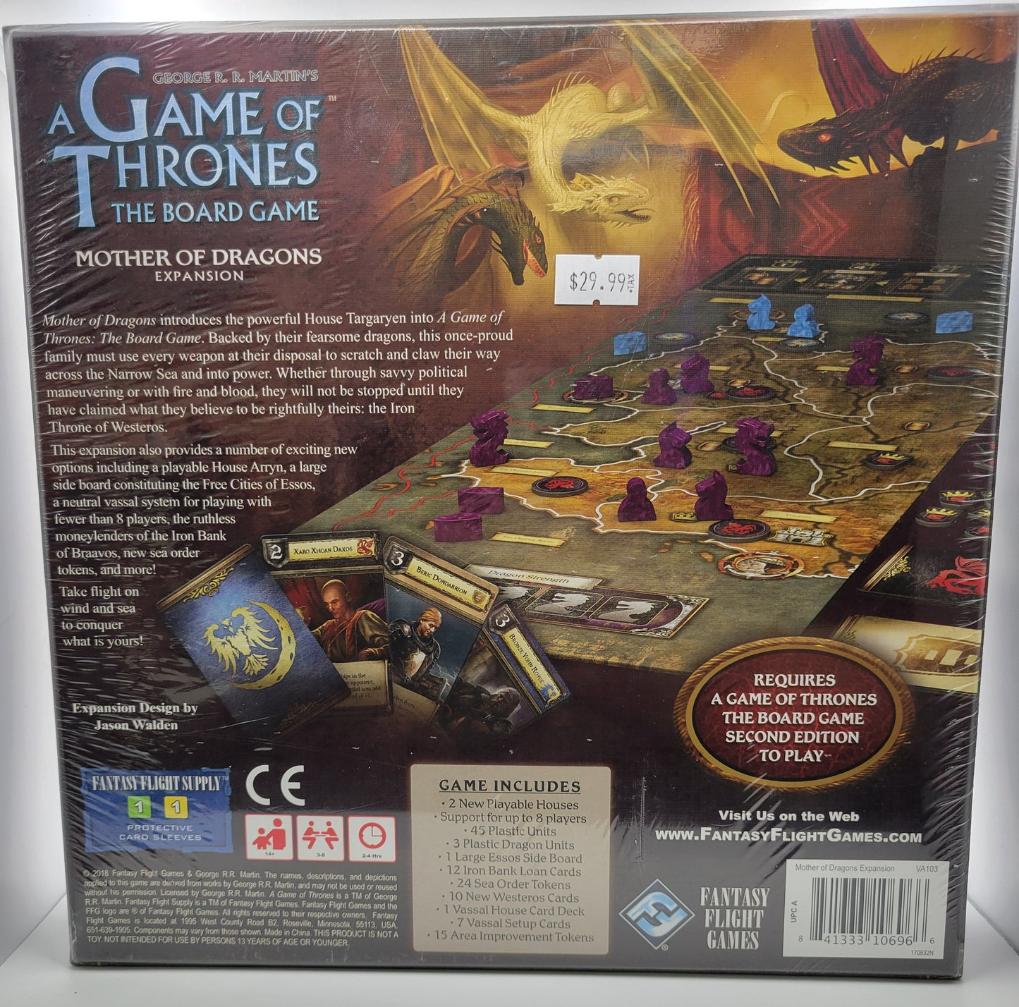 A Game of Thrones The Board Game Mother of Dragons Expansion