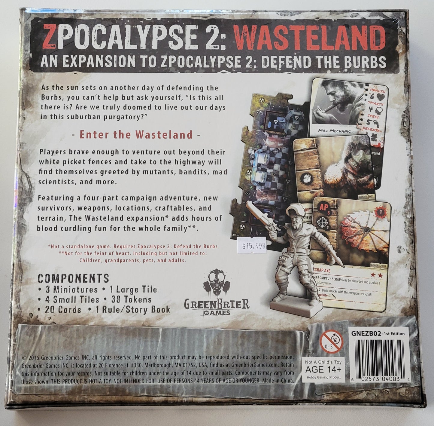 Zpocalypse 2: Wasteland (Expansion)