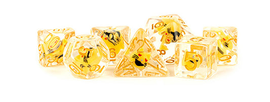 16mm Resin Poly Dice Set - Cat