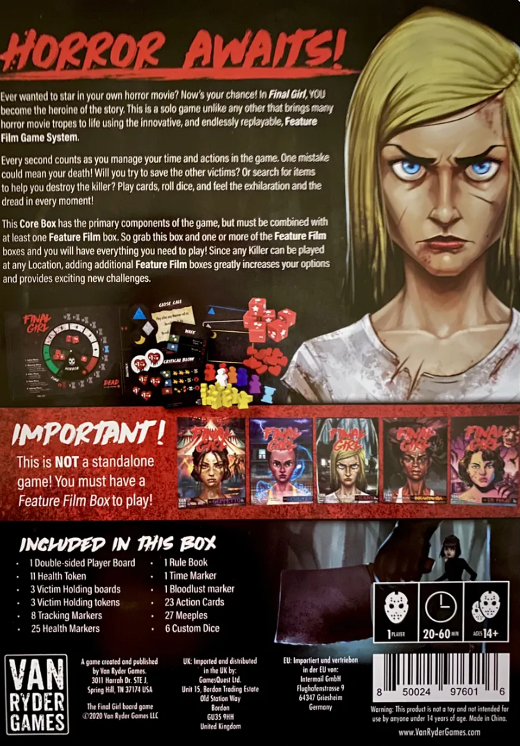 Final Girl Core Box
