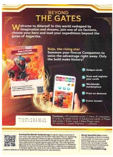 Altered: Beyond The Gates Starter - Bravos