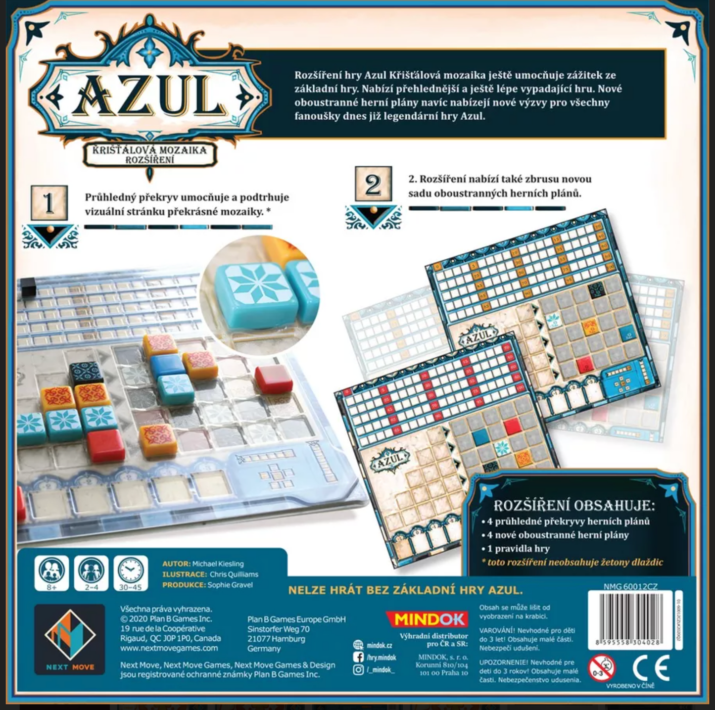 Azul: Crystal Mosaic -Expansion (Not a Stand Alone Game)