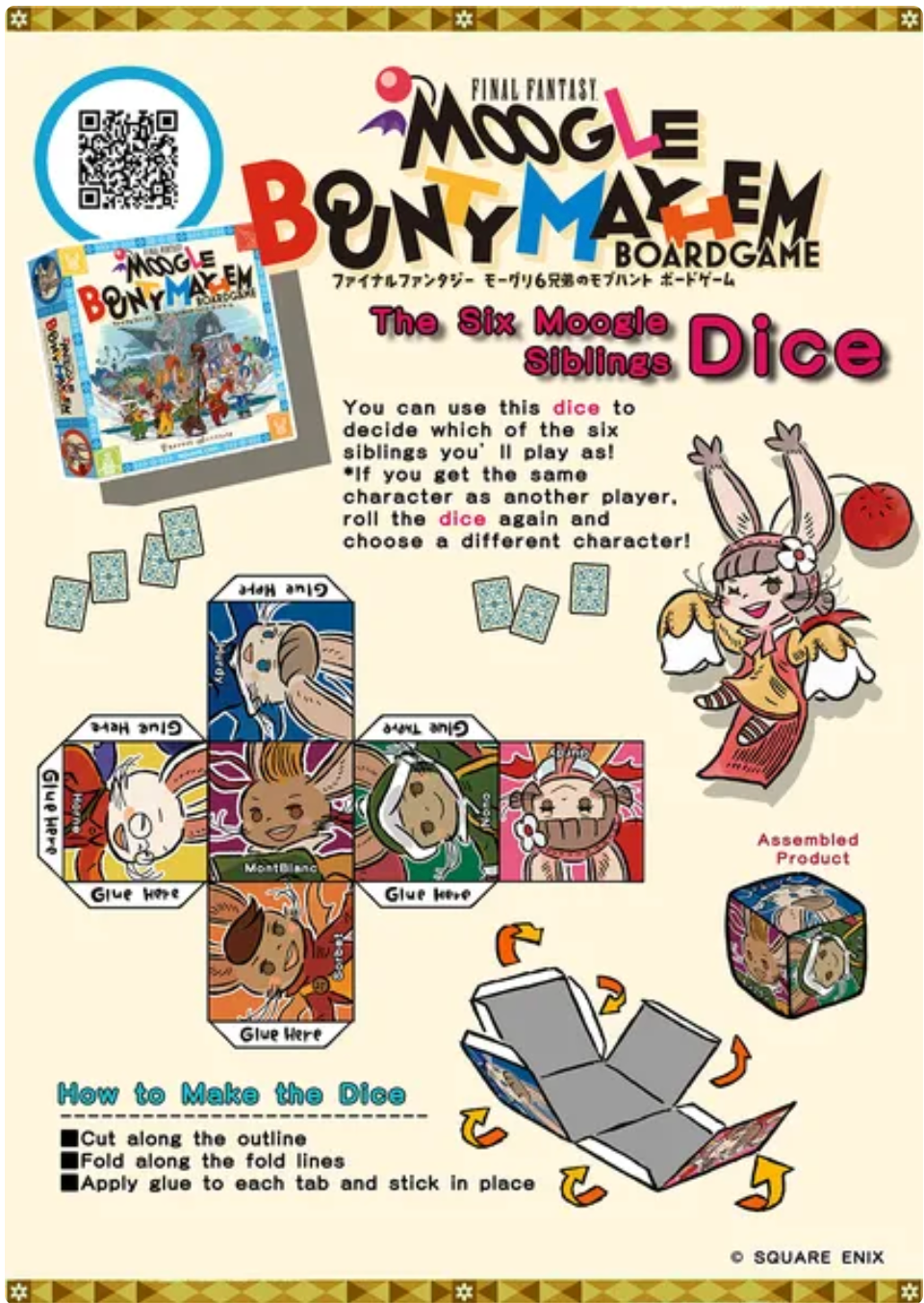 Final Fantasy: Moogle Bounty Mayhem Board Game
