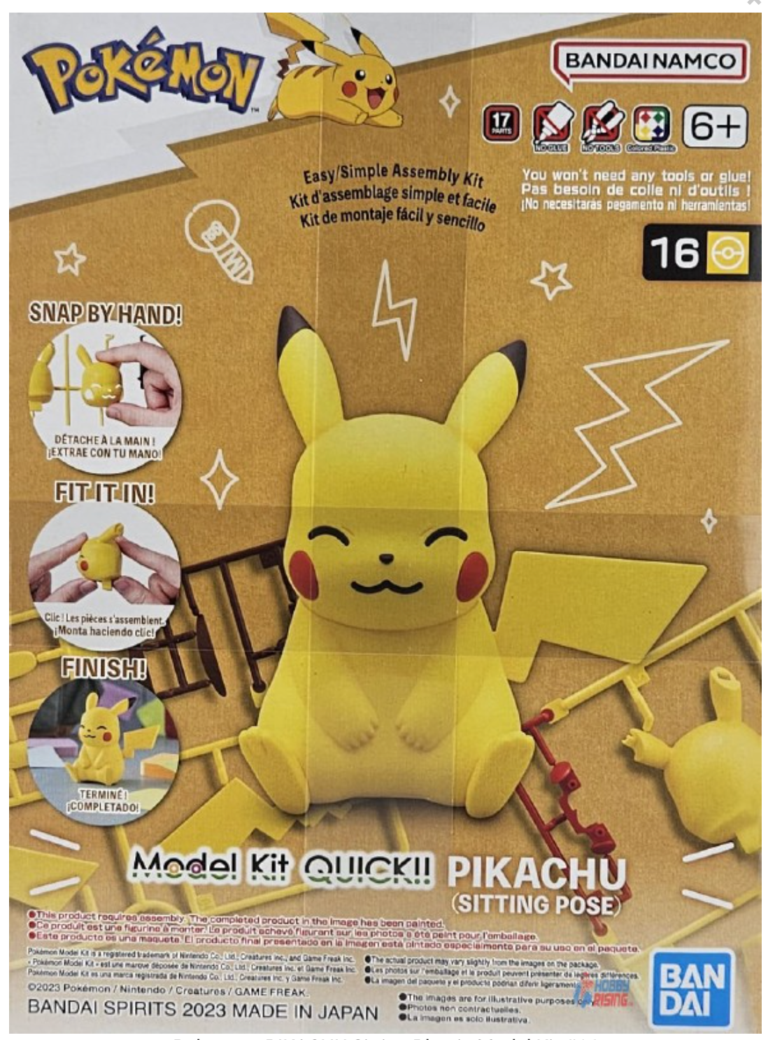 Pokemon Model: Pikachu Sitting