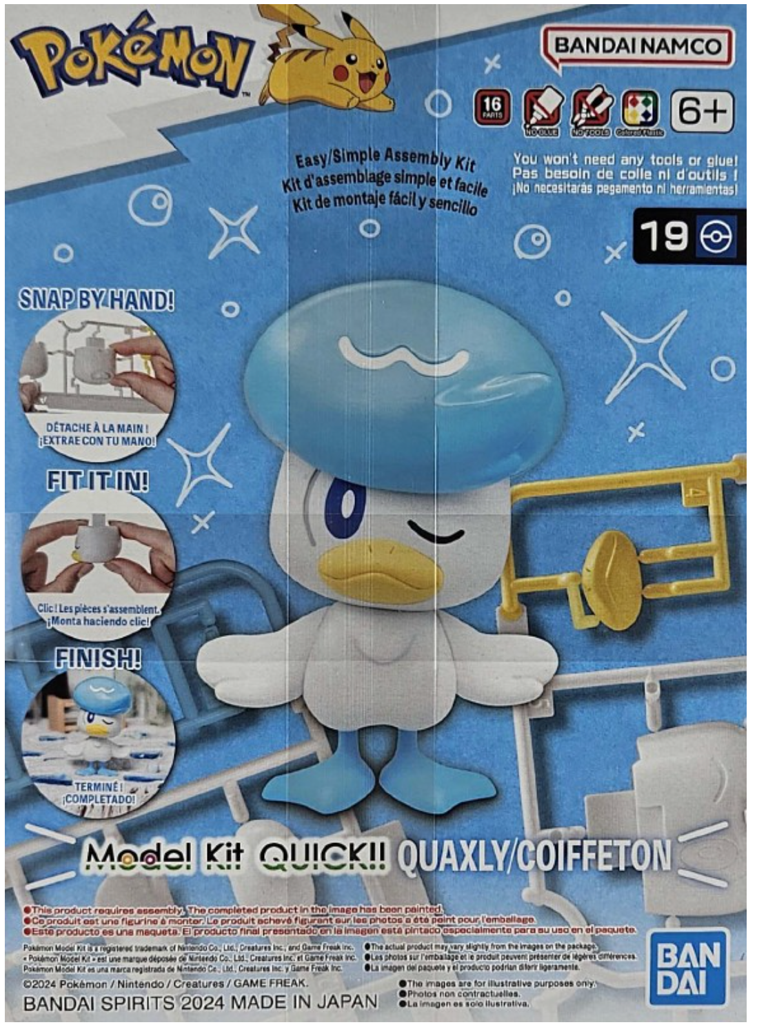 Pokemon Model: Quaxly/Coiffeton