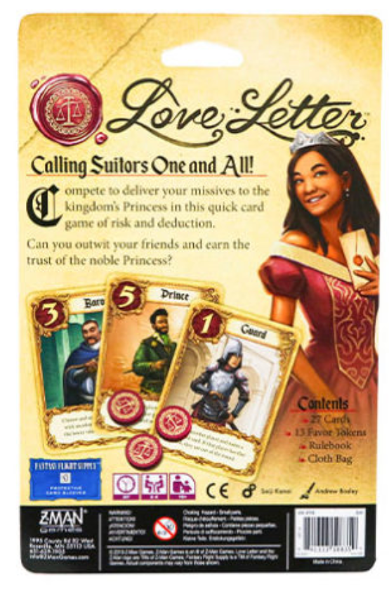 Love Letter Card Game