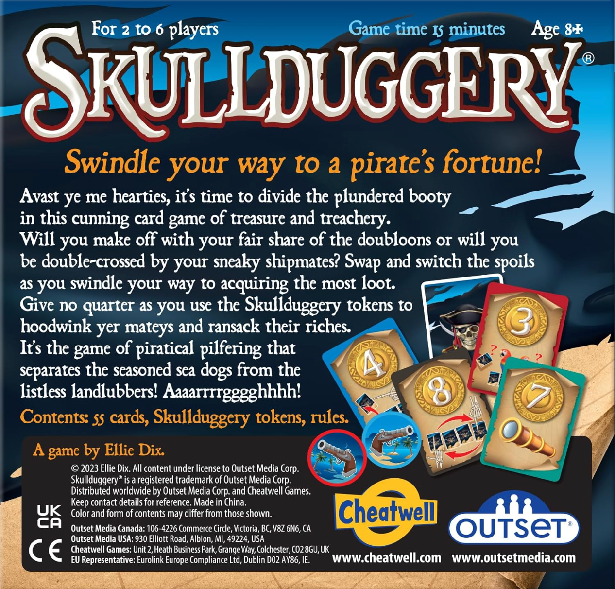 Skullduggery Card Game