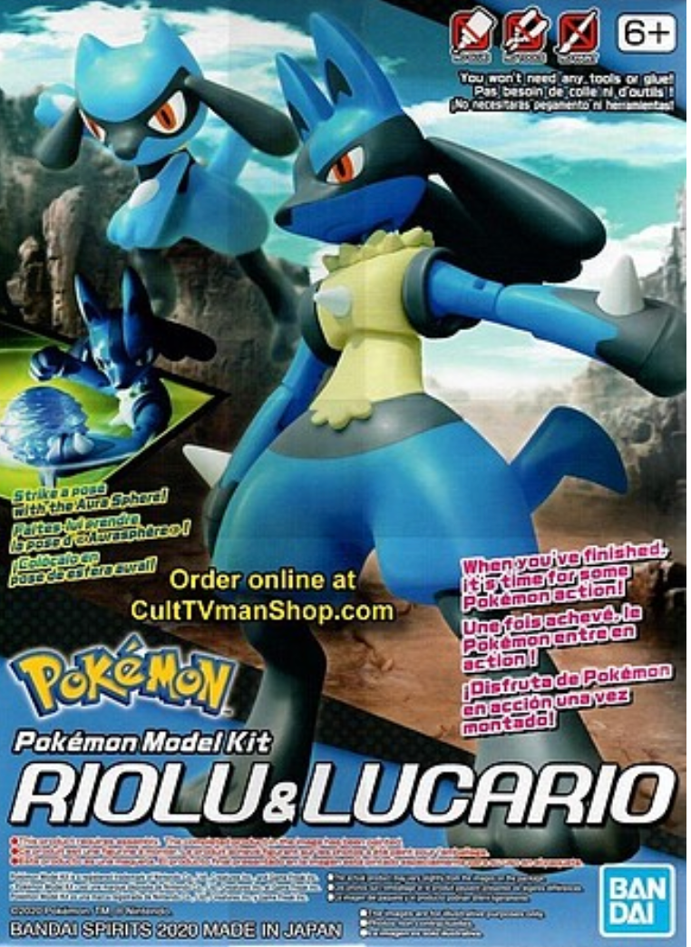 Pokemon Model: Riolu & Lucario