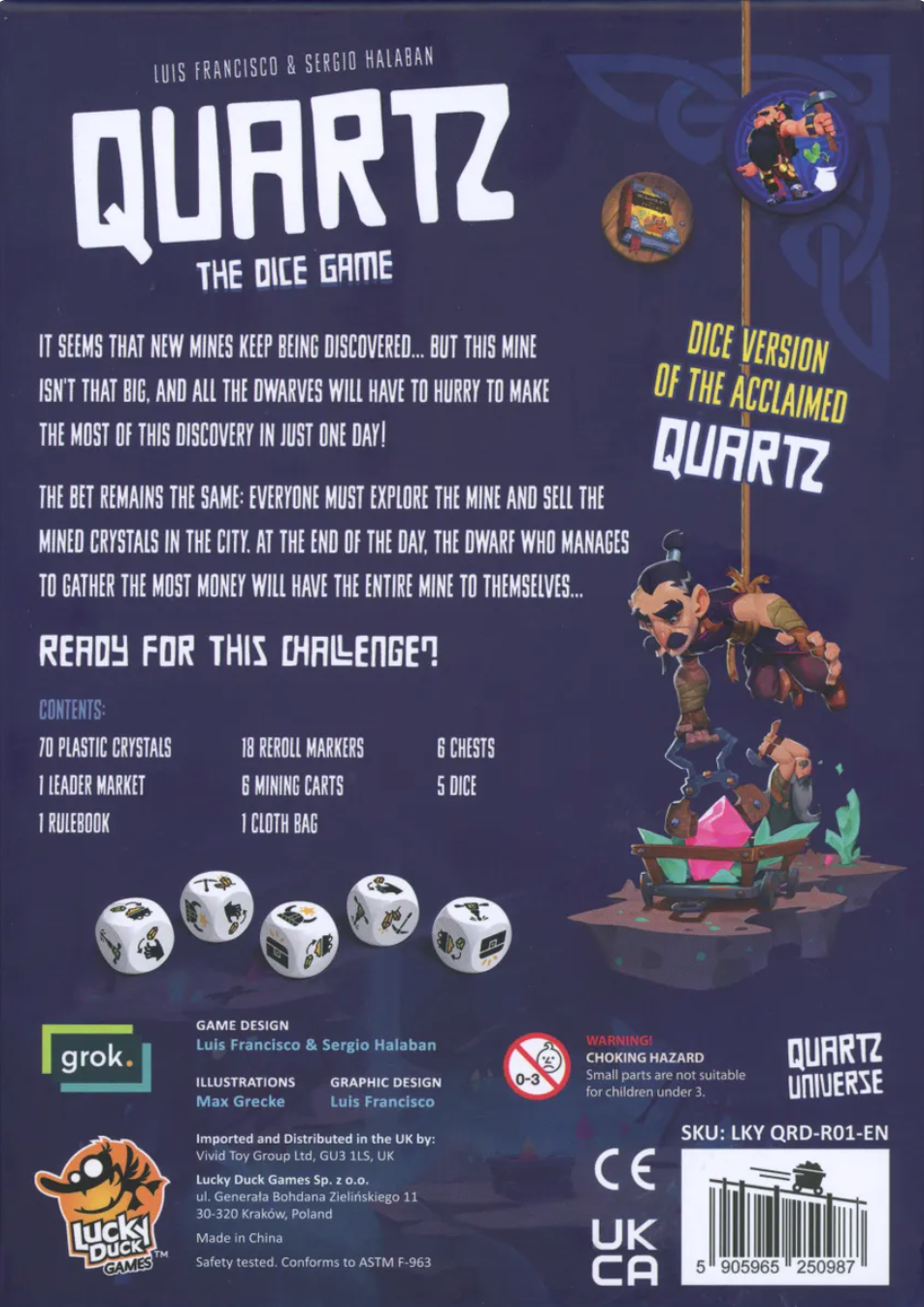 Quartz: The Dice Game