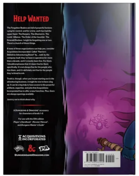 Acquisitions Incorporated D&D Book