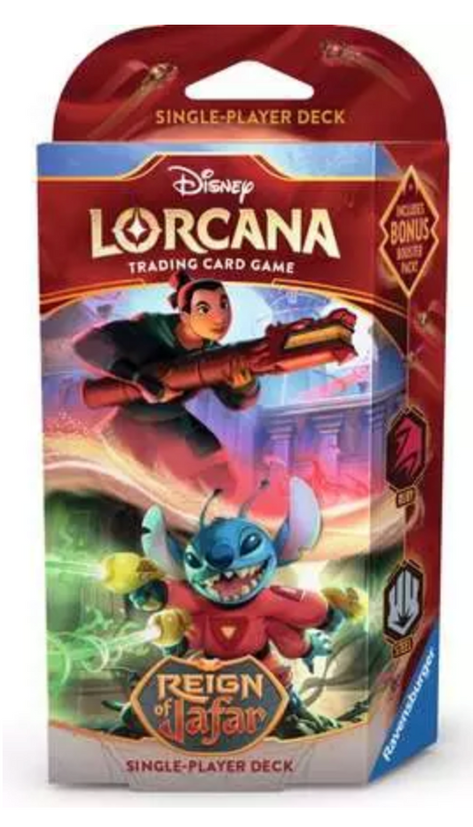 Lorcana TCG: Reign of Jafar Starter Deck Ruby & Steel