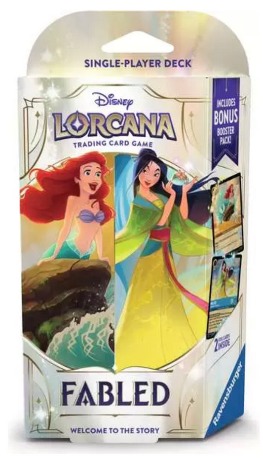 Lorcana TCG: Fabled Single Player Deck Amber & Sapphire