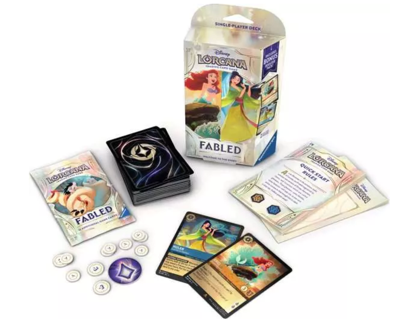 Lorcana TCG: Fabled Single Player Deck Amber & Sapphire