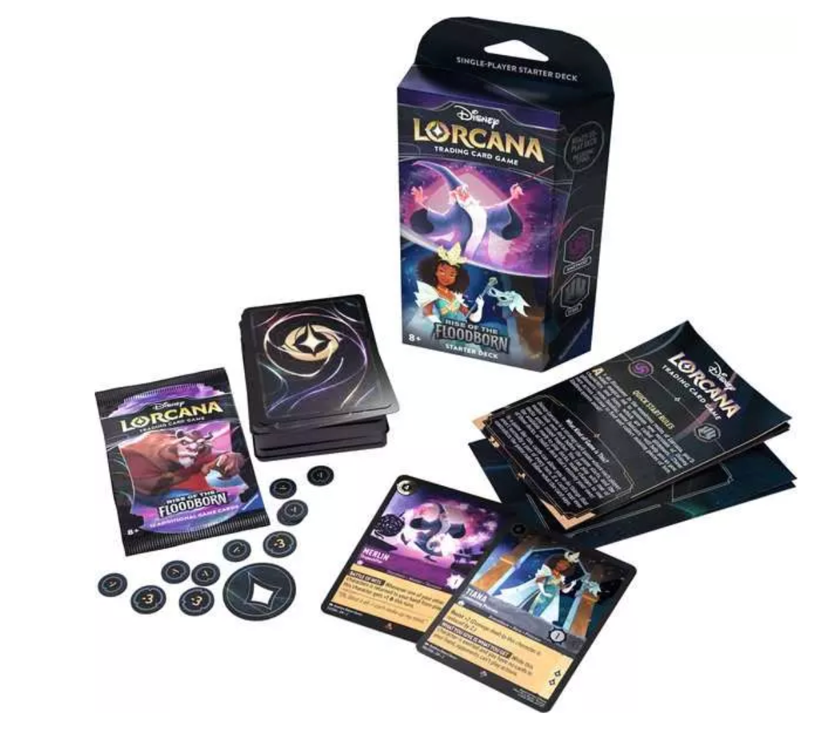 Lorcana TCG: Rise of the Floodborn Starter Deck Amethyst & Steel