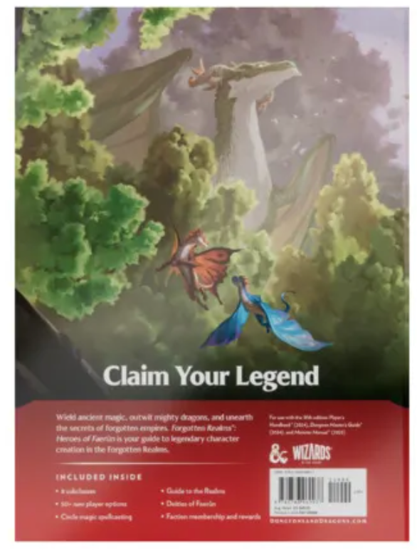 Forgotten Realms: Heroes of Faerun D&D Book