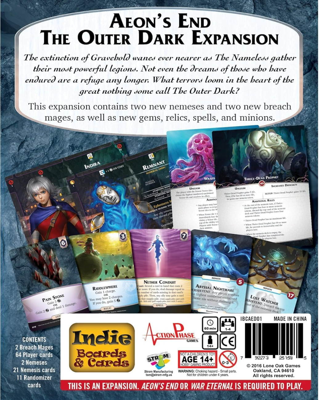 Aeon's End: The Outer Dark -EXPANSION (not stand-alone game)