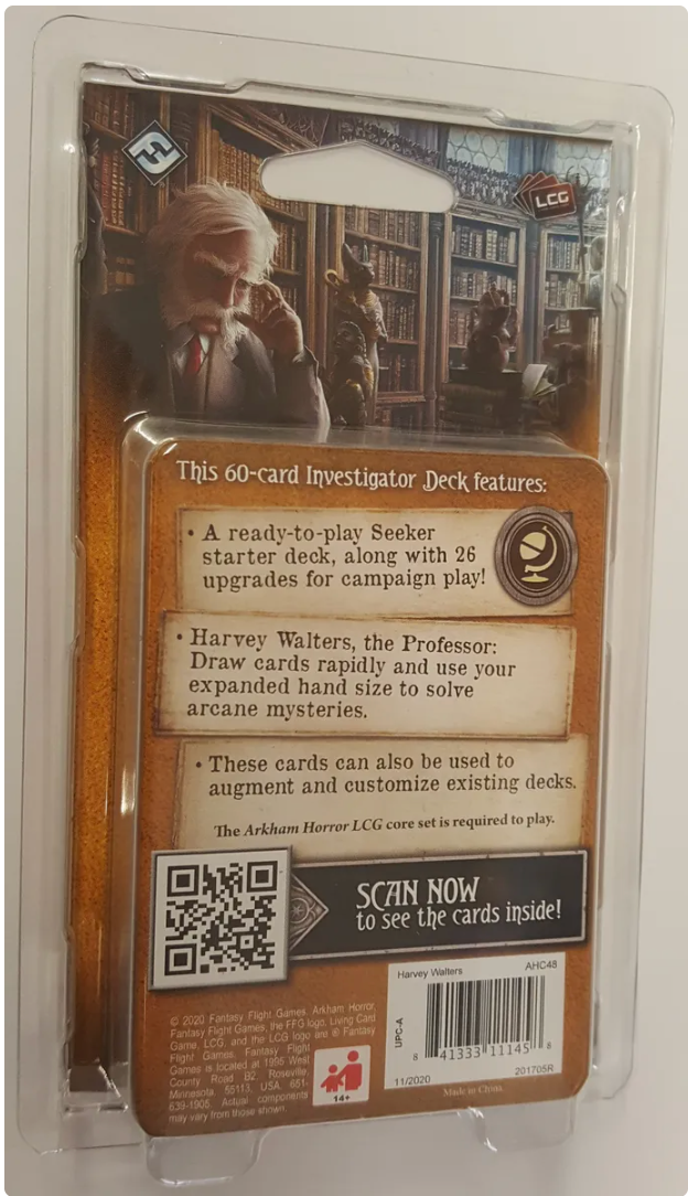 Arkham Horror: The Card Game - Harvey Walters: Investigator Starter Deck