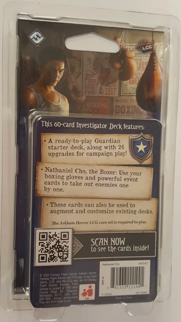 Arkham Horror: The Card Game - Nathaniel Cho: Investigator Starter Deck