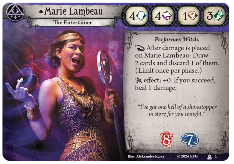 Arkham Horror: The Card Game - Marie Lambeau: Investigator Starter Deck