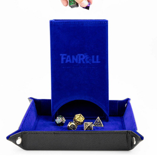 Velvet Fold-Up Dice Tower