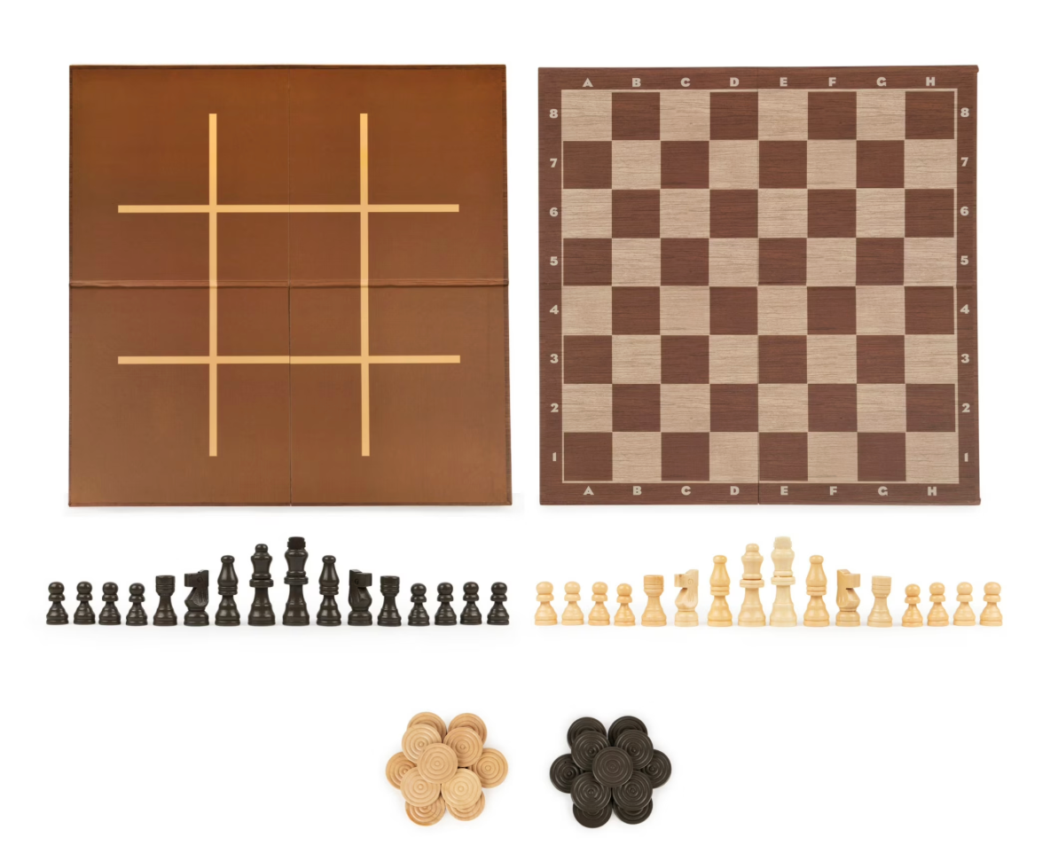 Chess, Checkers & Tic-Tac-Toe Game