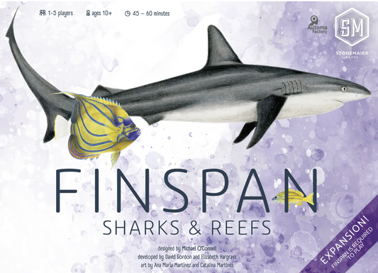 Finspan: Sharks and Reefs Expansion (Not a stand-alone game)