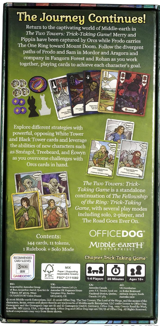 The Lord of the Rings - The Two Towers:Trick Taking Game