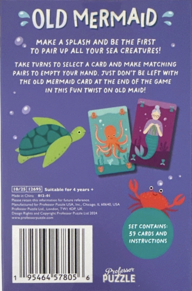 Old Mermaid Card Game