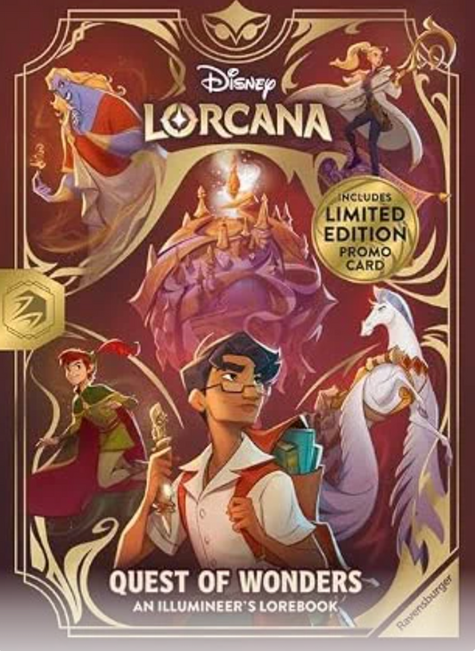 Lorcana Quest of Wonders - Illumineer's Lorebook