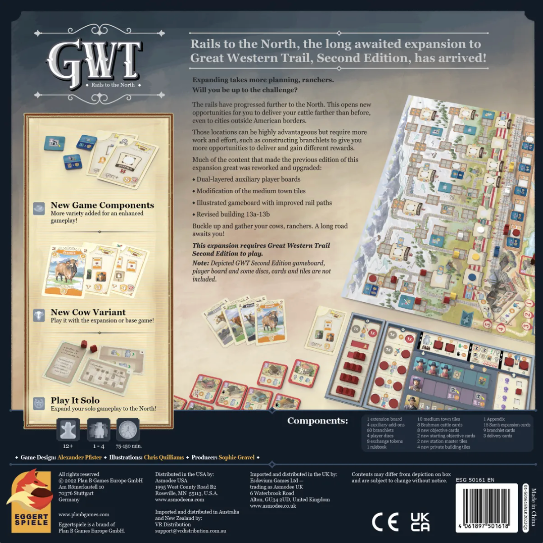 Great Western Trail: Rails to the North Expansion Second Edition