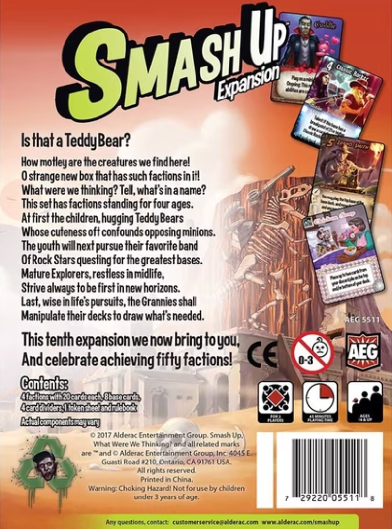 Smash Up: What Were We Thinking? Expansion