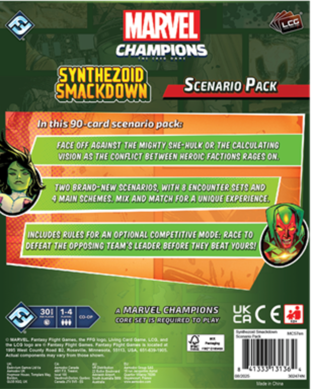 Marvel Champions: Synthezoid Smackdown Scenario Pack