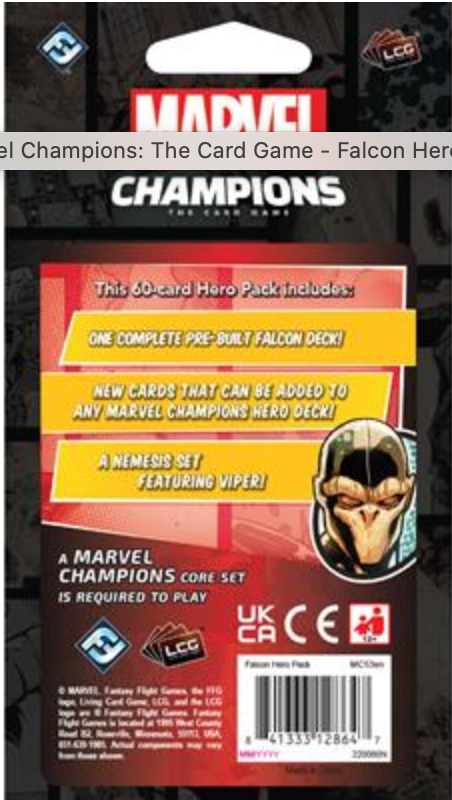 Marvel Champions: Falcon Hero Pack