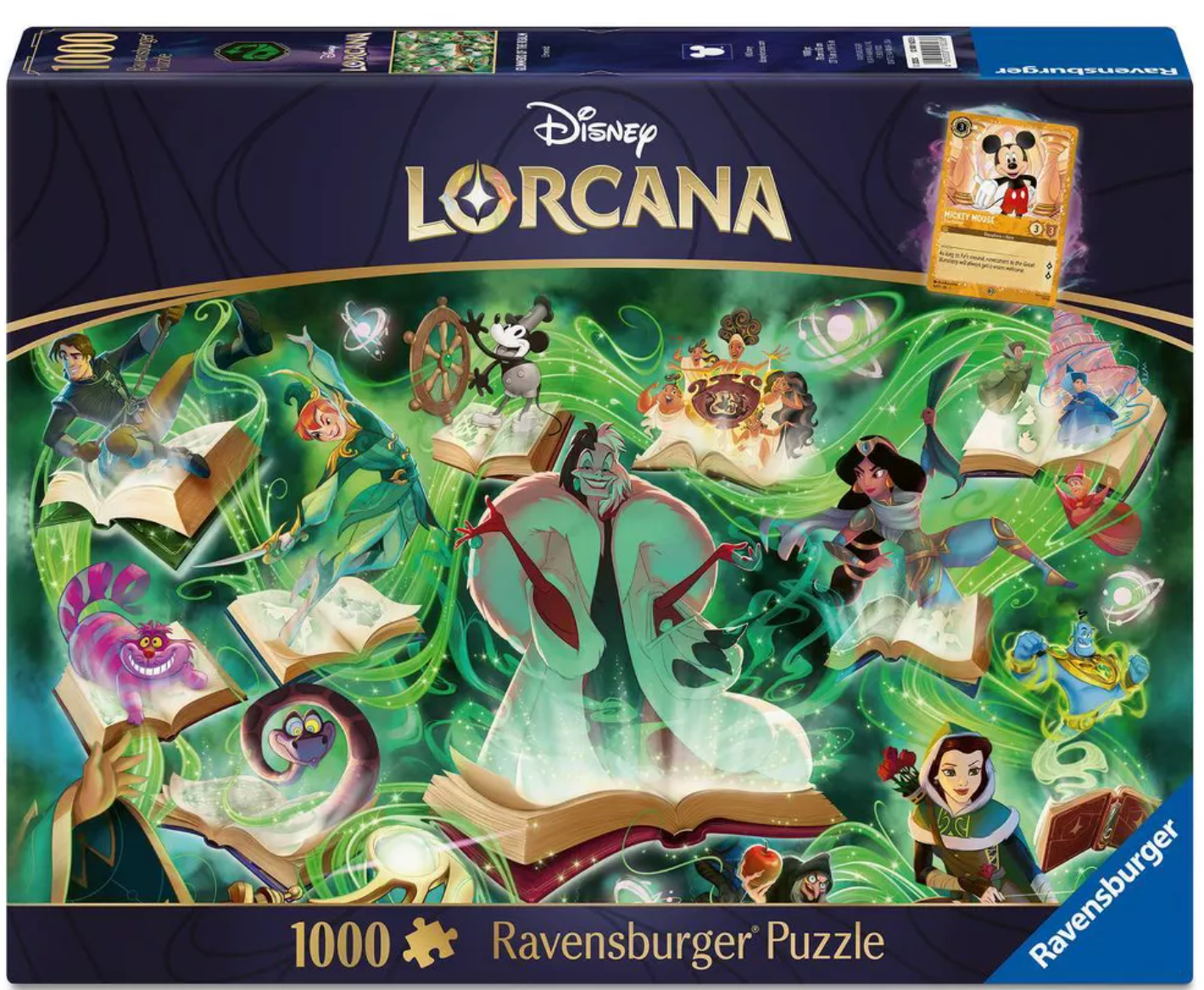 Lorcana Glimmers of the Realm: Emerald 1000pc Jigsaw Puzzle